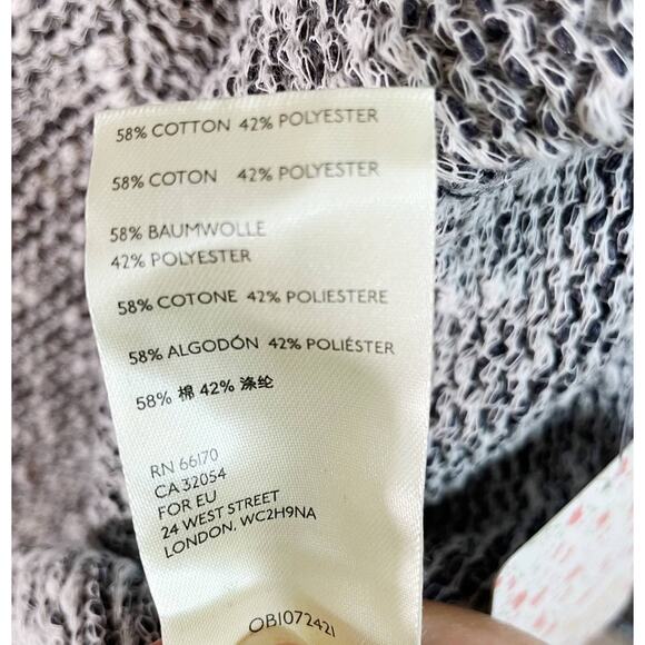 NWT Free People Women's Bright Lights Oversize Sweater Obsidian Glass Size XS - Picture 9 of 10